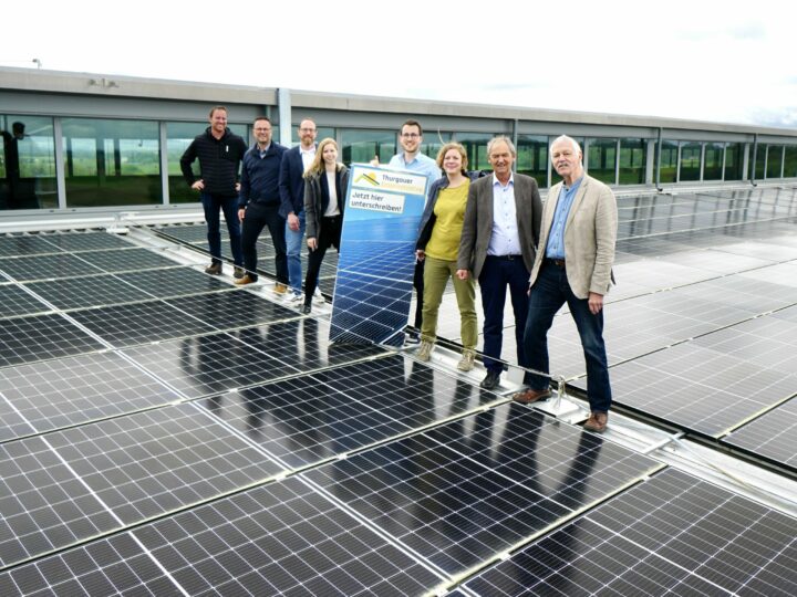 Lanicerung der Thurgauer Solarinitiative